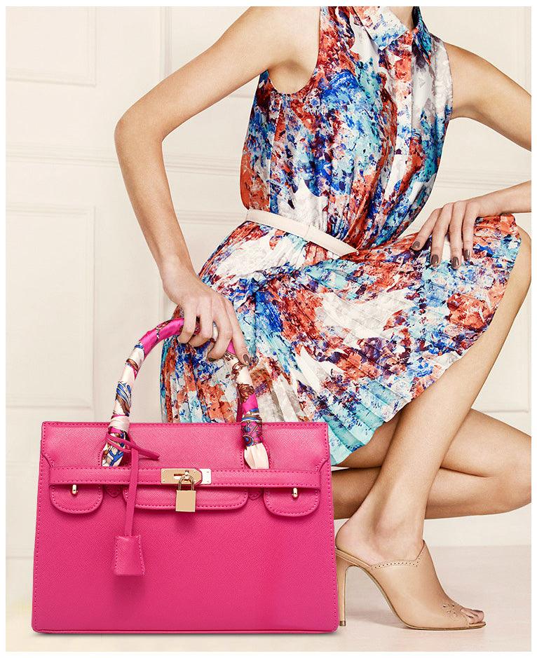 Top Quality Women's Fashionable Pink HandBag - Obeezi.com
