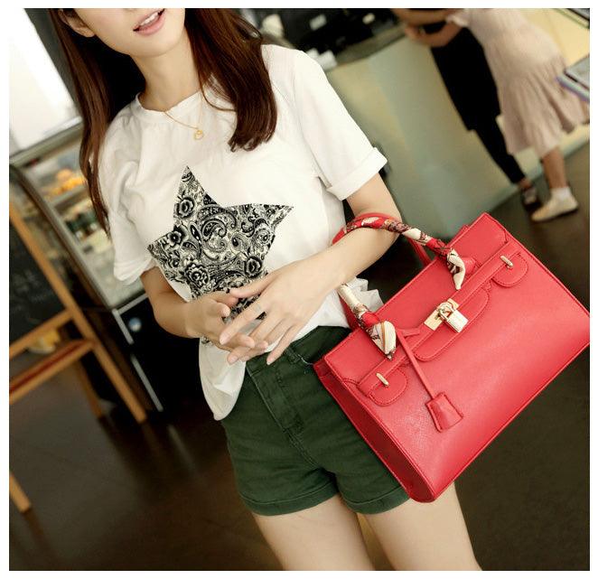 Top Quality Women's Fashionable Red HandBag - Obeezi.com