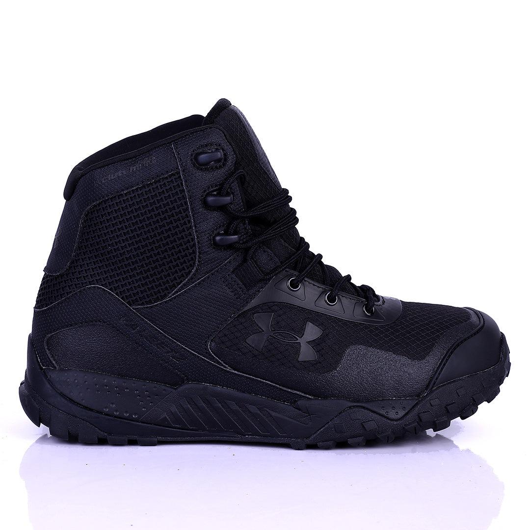 UA Lace Up Solid Tactical Black Boot - Obeezi.com