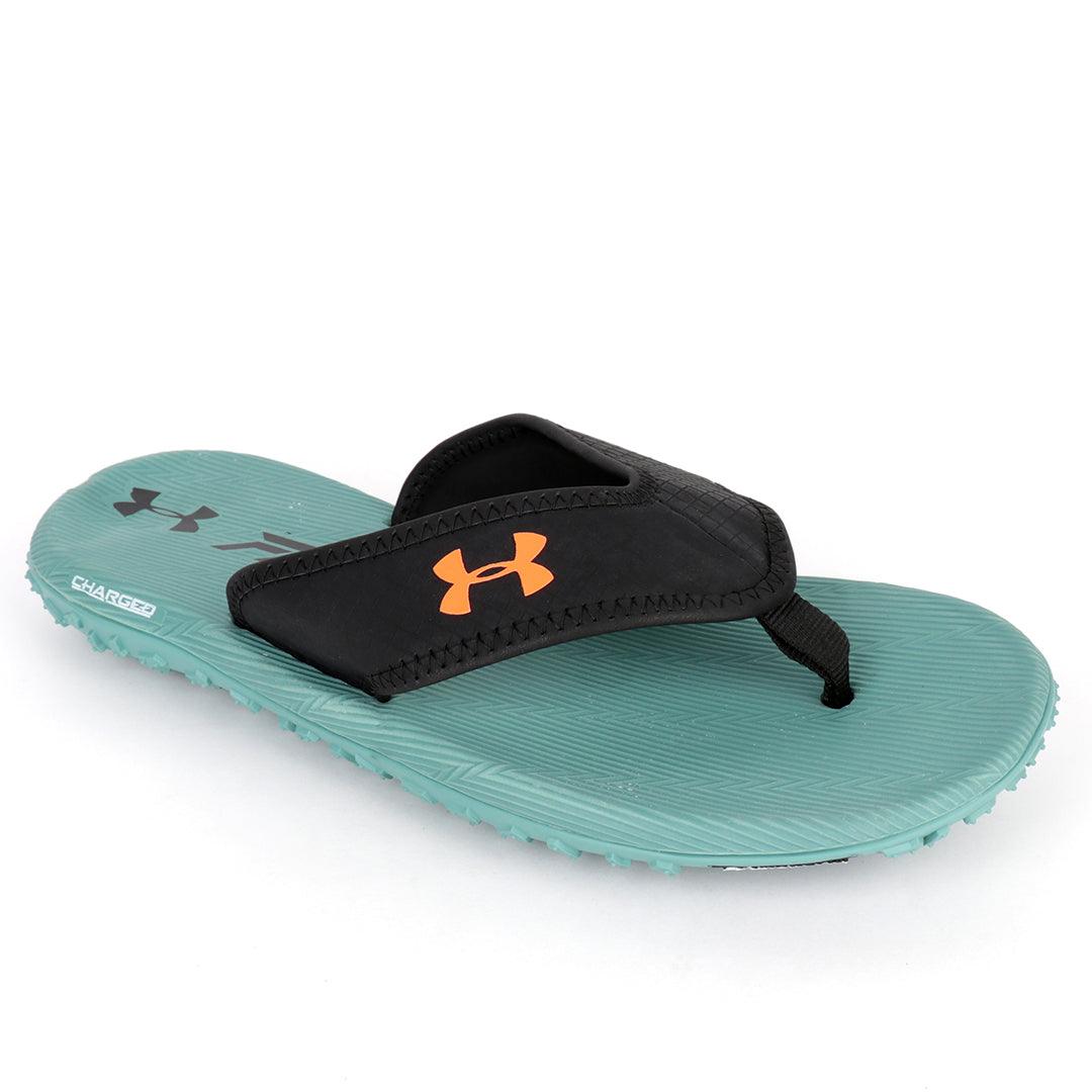 UA Men's Fat Tire Ignite 111 Charged- Black Green - Obeezi.com