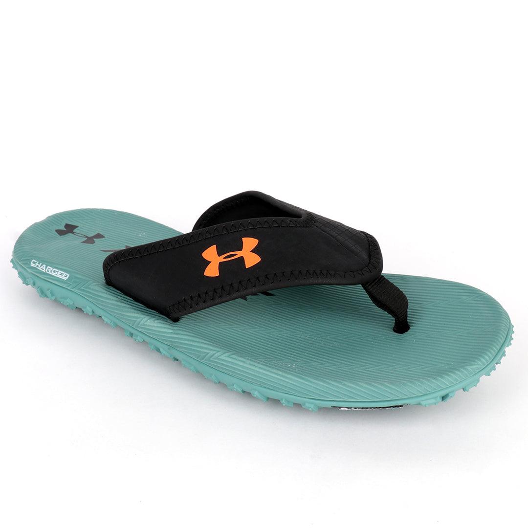 UA Men's Fat Tire Ignite 111 Charged- Black Green - Obeezi.com