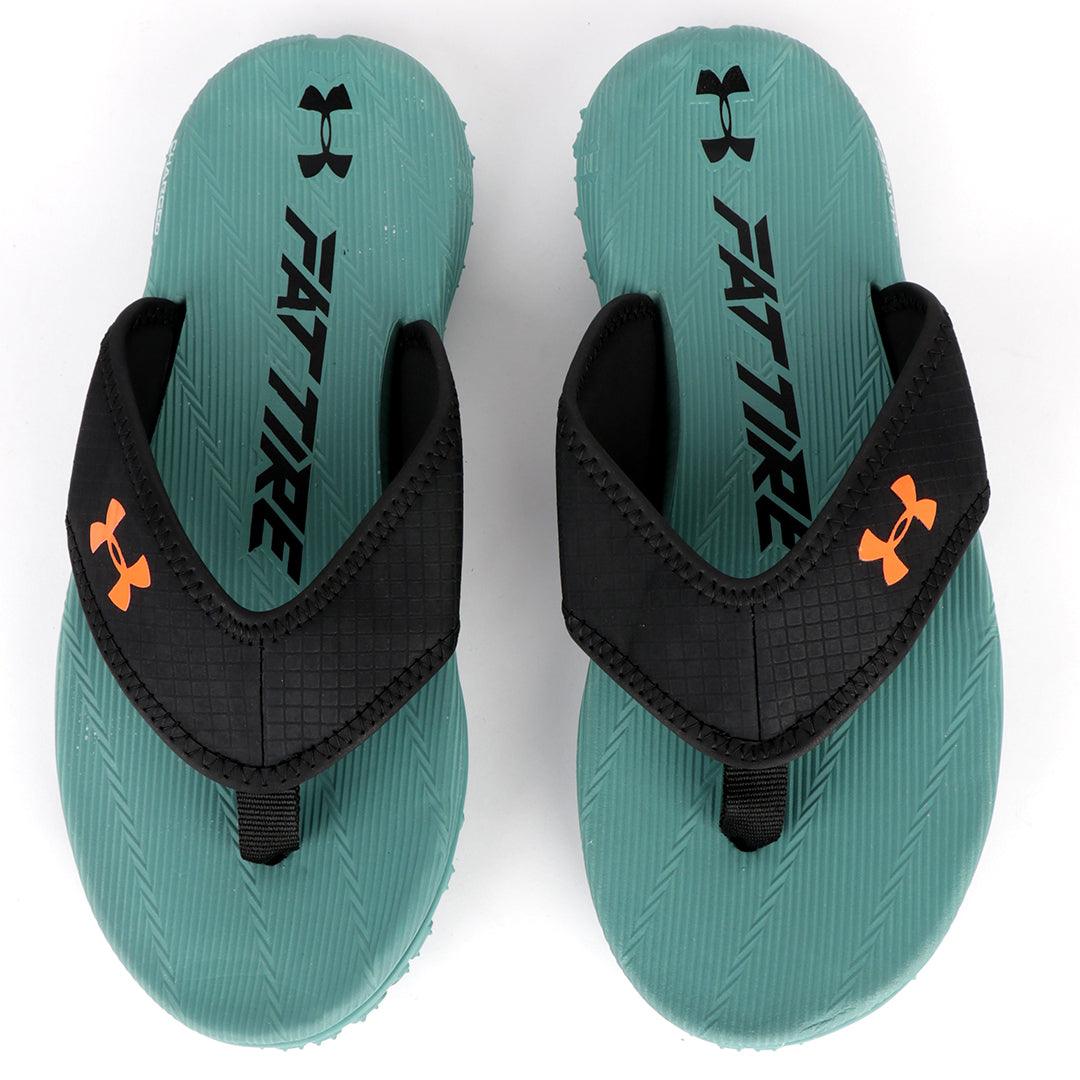 UA Men's Fat Tire Ignite 111 Charged- Black Green - Obeezi.com