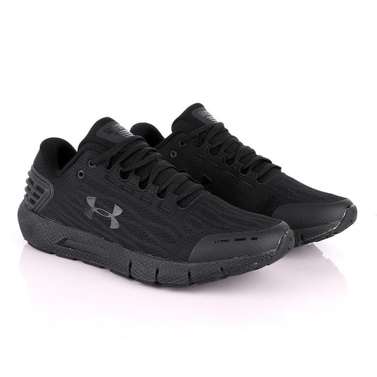 UA Ultra Charged Rouge Black Sneakers - Obeezi