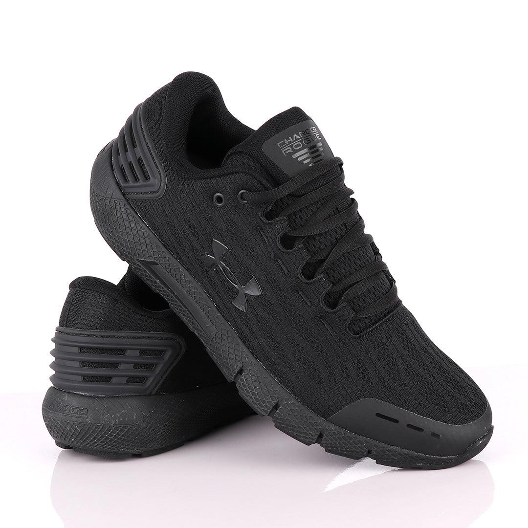 UA Ultra Charged Rouge Black Sneakers - Obeezi