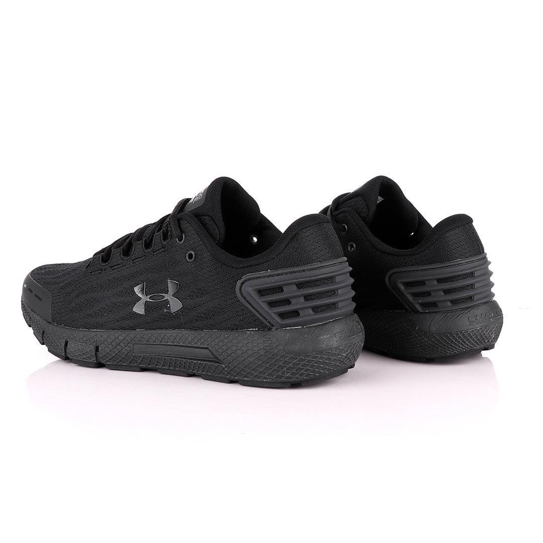 UA Ultra Charged Rouge Black Sneakers - Obeezi