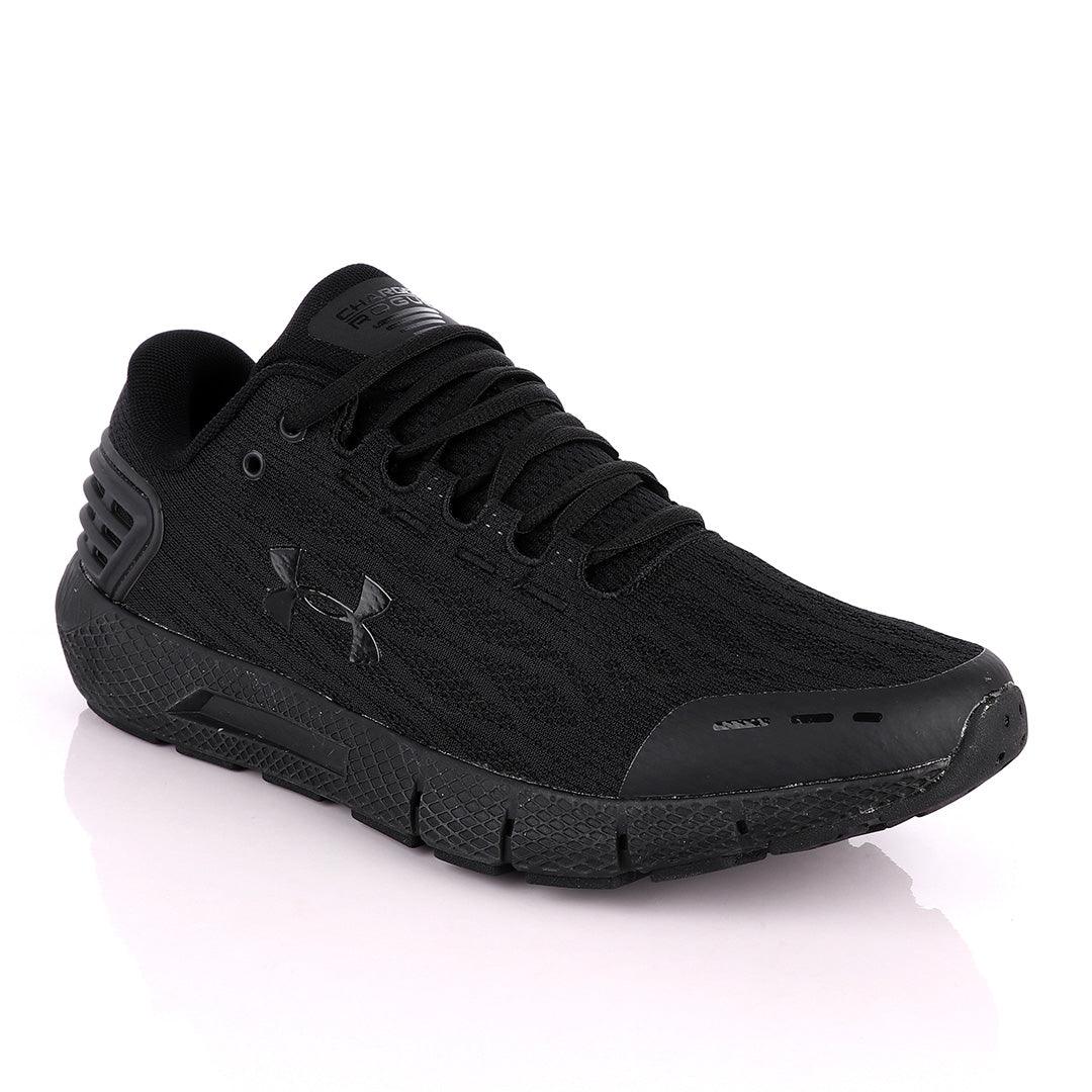 UA Ultra Charged Rouge Black Sneakers - Obeezi