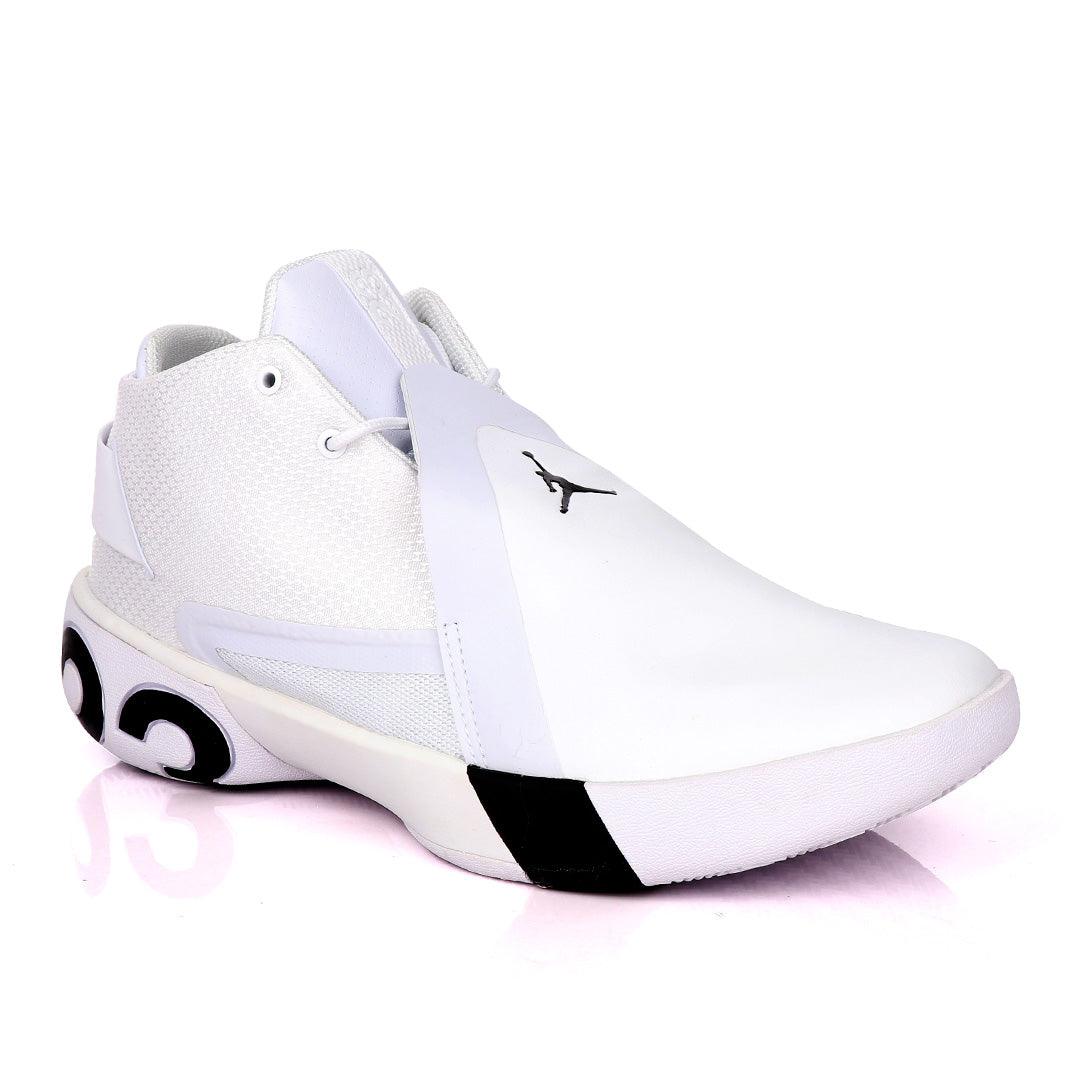 Ultra Fly 3 White Black Men's Basketball Shoes - Obeezi