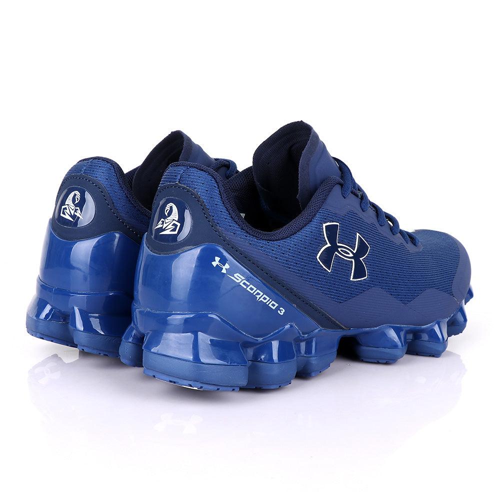 Under Armour Scorpio 3 Navy Blue With White Crest Sneaker - Obeezi