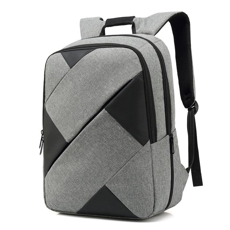 USB Charging Laptop Briefcase Business Travel Backpack-Grey - Obeezi.com