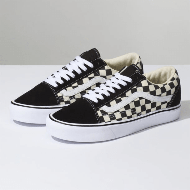 Vans Checkerboard Lite Men's Sneaker Black and White - Obeezi