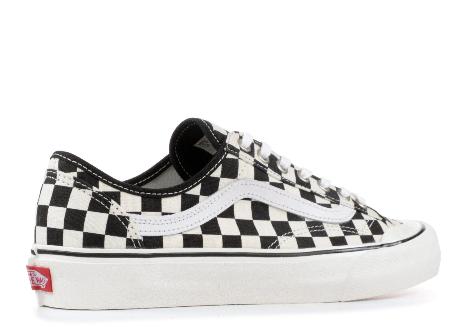 VANS OLD SKOOL Black And White CHECKERBOARD Sneakers - Obeezi