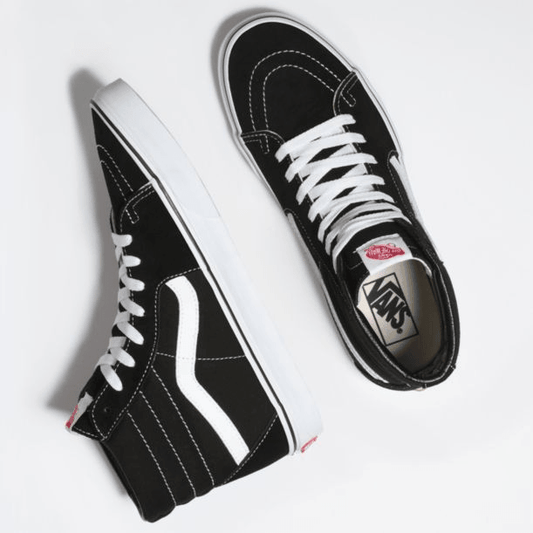 Vans Old Skool Black And White Hightop SK8 -HI Sneaker - Obeezi