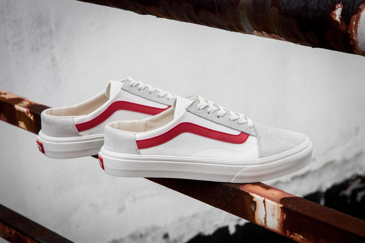 Vans Old Skool Mule 36-447 Cream and Red - Obeezi