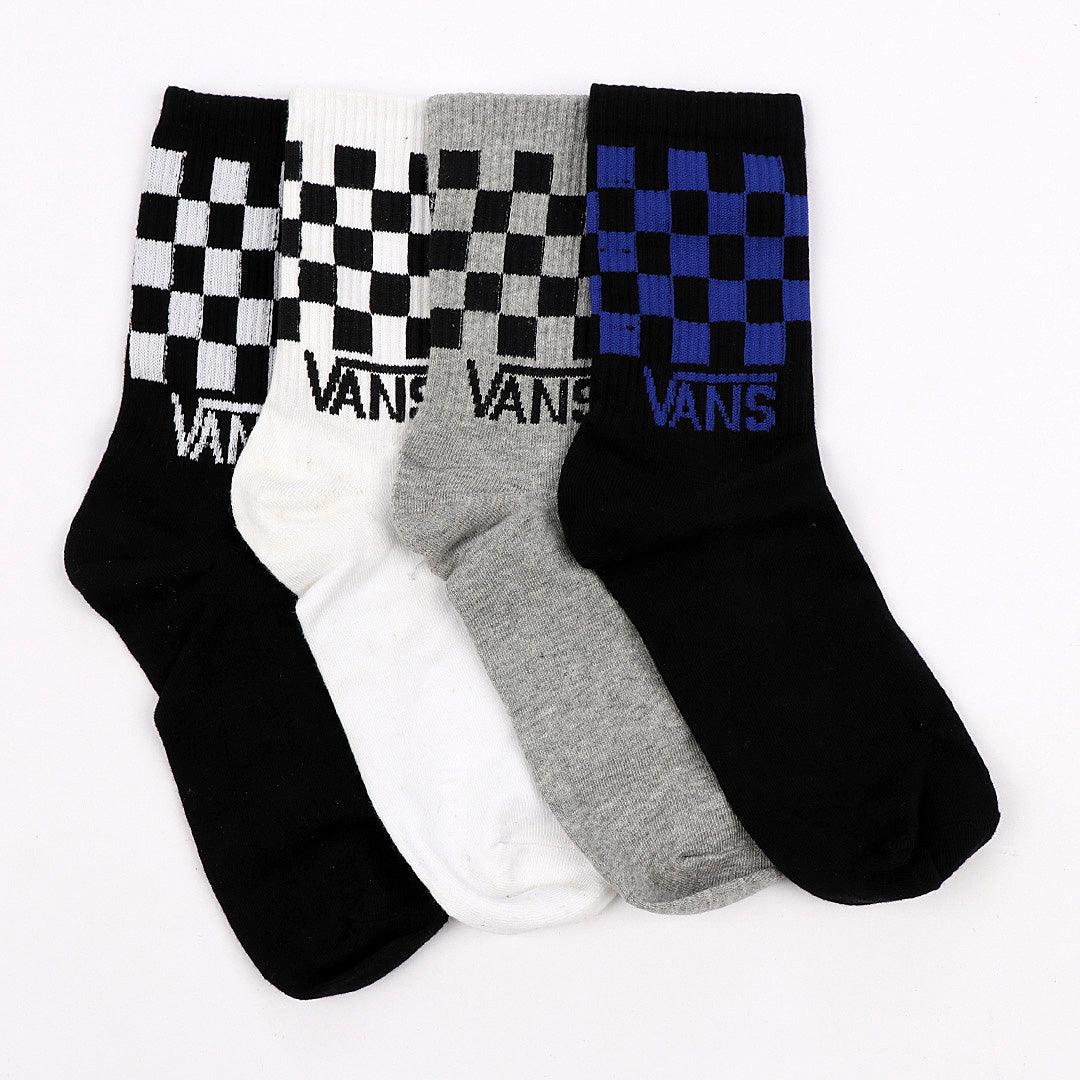 Vans Socks Checkerboard Crew 4 In 1 Pack - Obeezi.com