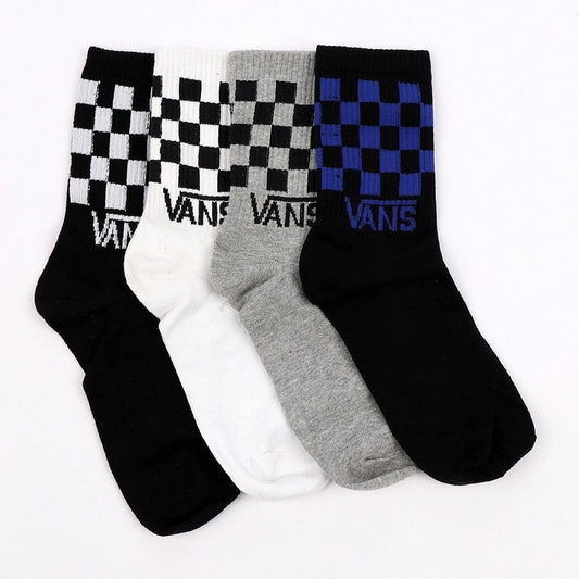 Vans Socks Checkerboard Crew 4 In 1 Pack - Obeezi.com