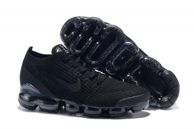 Vapormax Flyknit 2019 Triple Black Mens Running Shoes - Obeezi