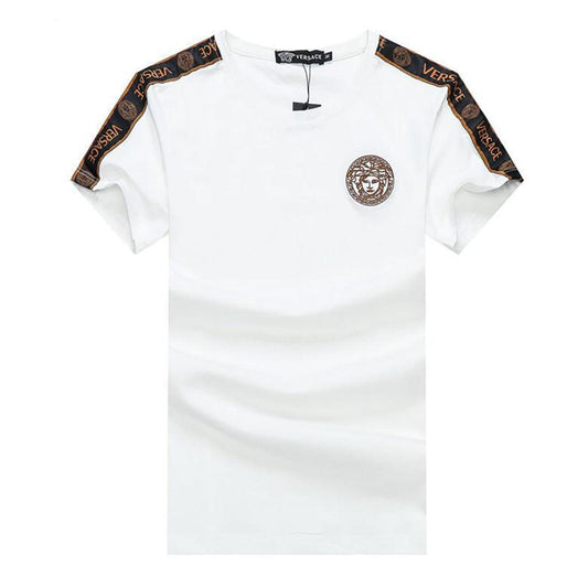 Vers Classic White T-Shirt With Medusa Design - Obeezi.com