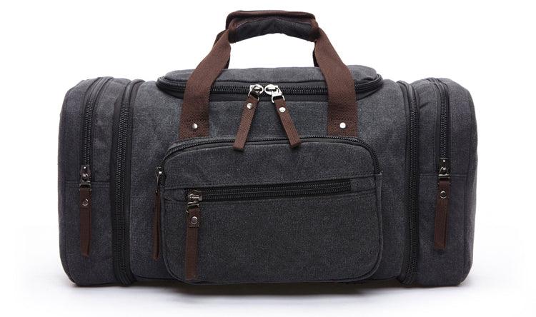 Vintage Canvas Gym Duffel unisex Travel Tote Bag - Obeezi.com