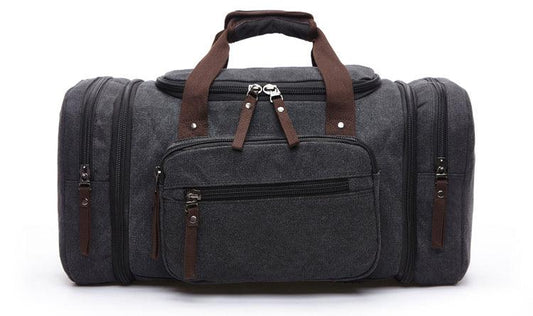 Vintage Canvas Gym Duffel unisex Travel Tote Bag - Obeezi.com