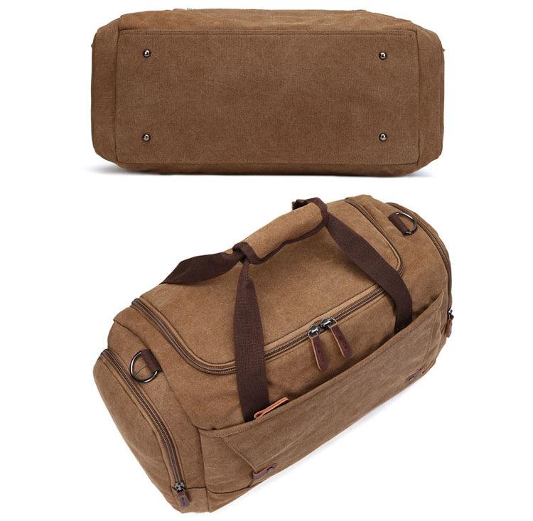 Vintage Canvas Large Capacity Travel Bag-Green - Obeezi.com