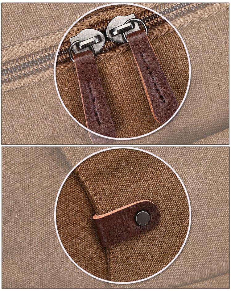 Vintage Canvas Large Capacity Travel Bag-Grey - Obeezi.com
