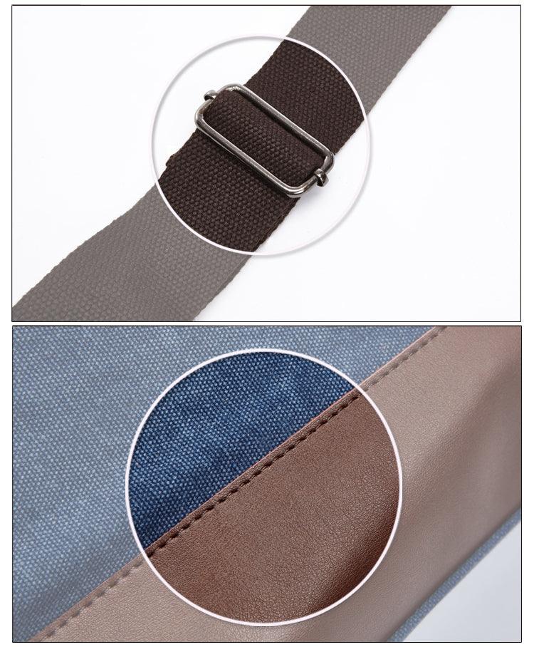 Vintage Canvas Large Capacity Weekend Tote Travel Handbag-Blue - Obeezi.com