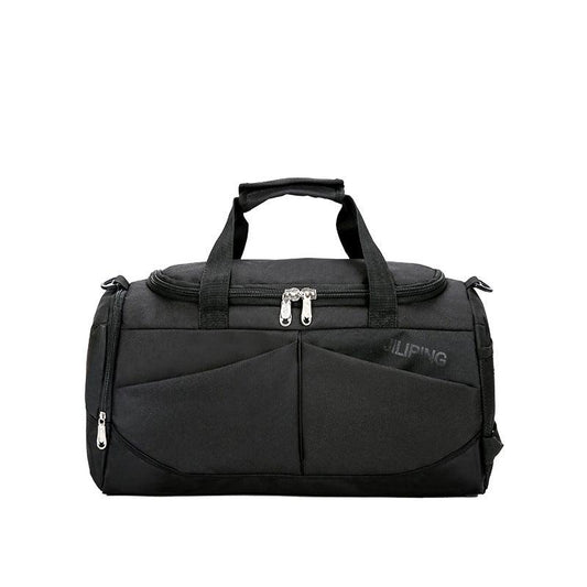 Vintage Multi-Dimensional Travel Bag- Black - Obeezi.com