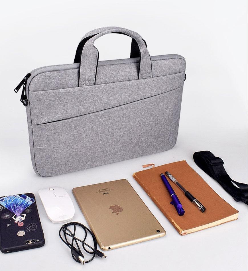 Water Resistant 15.6 inch Laptop Sleeve Laptop Bag With Handle-Pink - Obeezi.com