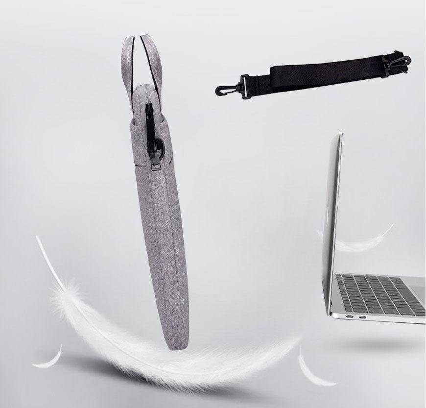 Water Resistant 15.6 inch Laptop Sleeve Laptop Bag With Handle-Pink - Obeezi.com