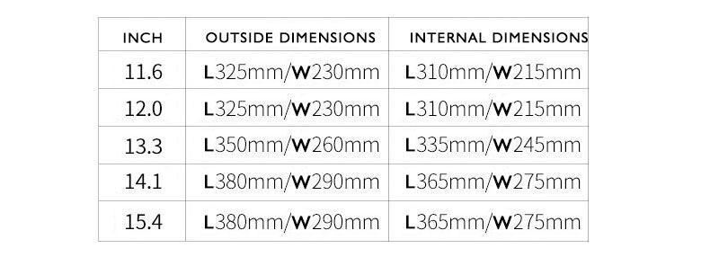 Waterproof Custom PU Leather Slim laptop Bag Sleeve-Khaki - Obeezi.com