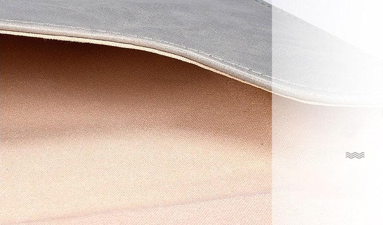 Waterproof Custom PU Leather Slim laptop Bag Sleeve-Pink - Obeezi.com