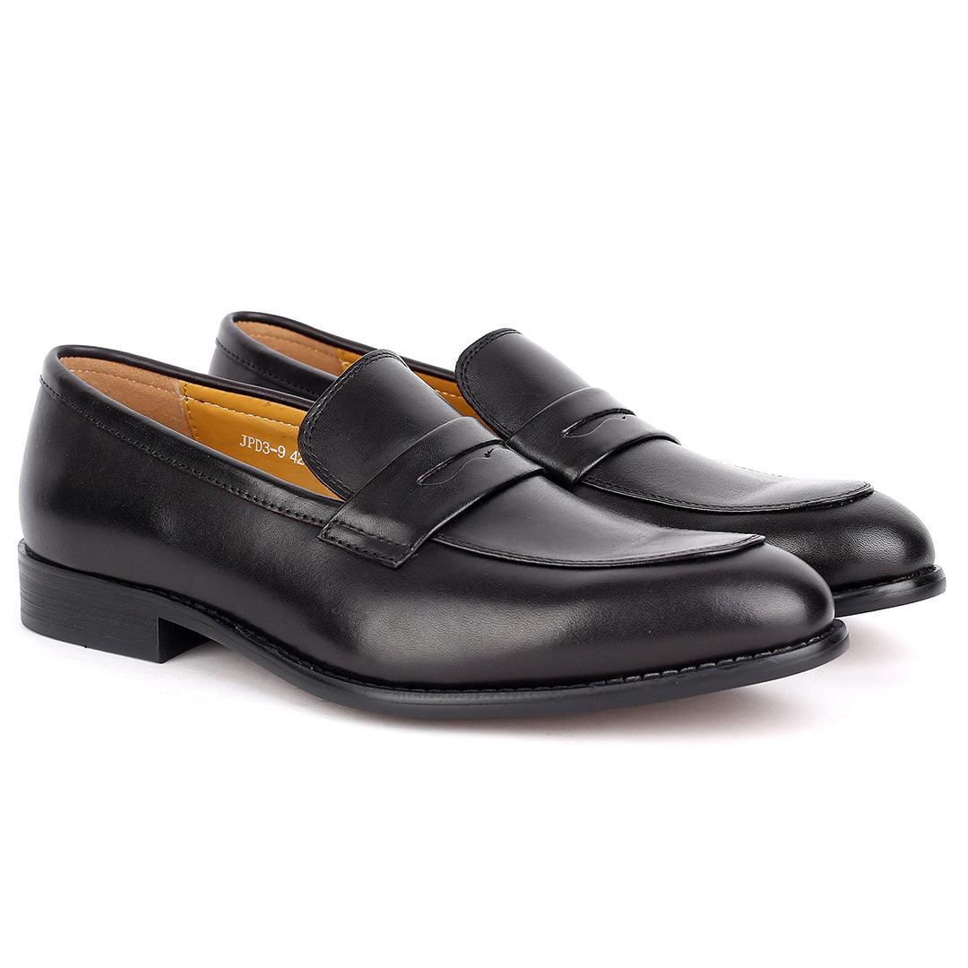 Weston Superlative Black Leather Formal Shoe - Obeezi.com