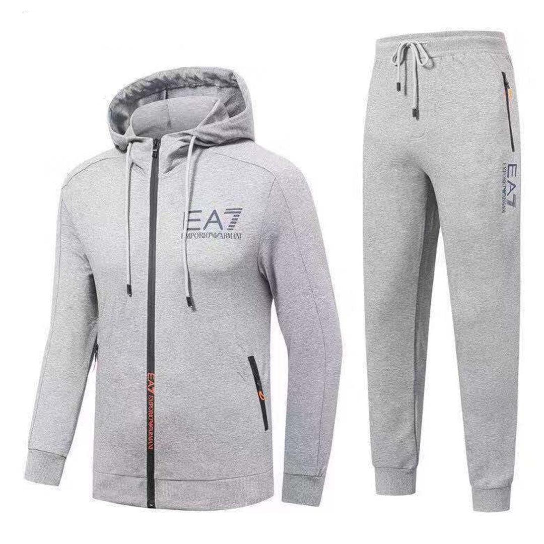 Zip Enclosure Design Ash Tracksuits - Obeezi