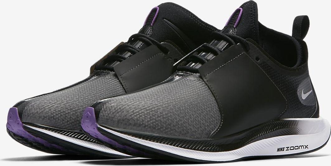 Zoom Pegasus Turbo Black Light Gray Purple - Obeezi