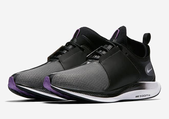 Zoom Pegasus Turbo Black Light Gray Purple - Obeezi